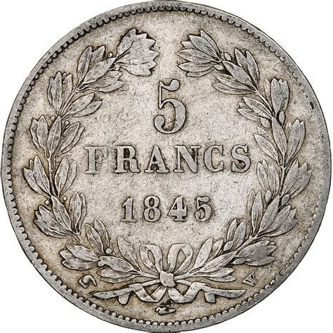 louis philippe 5 francs silver.